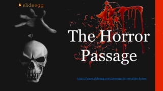 Horror Slide PPT Presentation