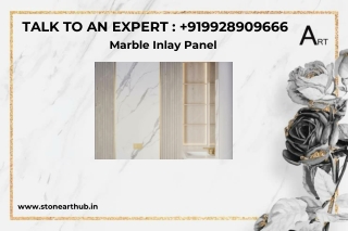 Marble Inlay Panel