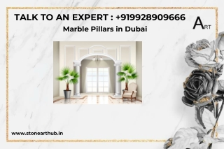 Marble Pillars in Dubai