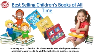 Best Selling Children Books of All Times