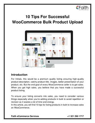 10 Tips For Successful Woocommerce Bulk Product Upload