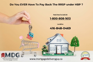 Do You EVER Have To Pay Back The RRSP under HBP ? - Mortgage Delivery Guy