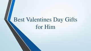 Best Valentines Day Gifts for Him