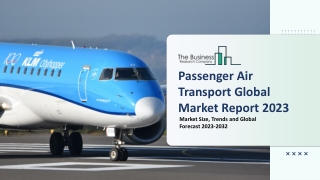 Passenger Air Transport Market Size, Key Drivers, Growth, Demand 2023-2032