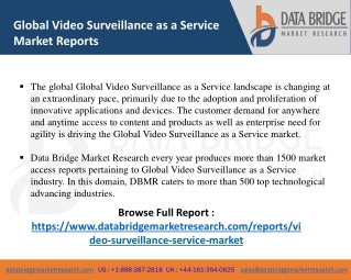 Video Surveillance as a Service Market-SE