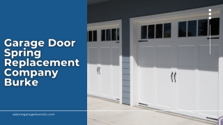 Hire Experts for Garage Door Spring Replacement