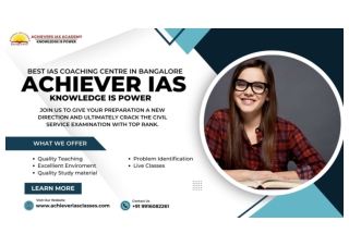 Best IAS Coaching Centre In Bangalore