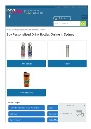 Custom Drinks Bottles in Sydney