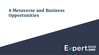 8 Metaverse and Business Opportunities