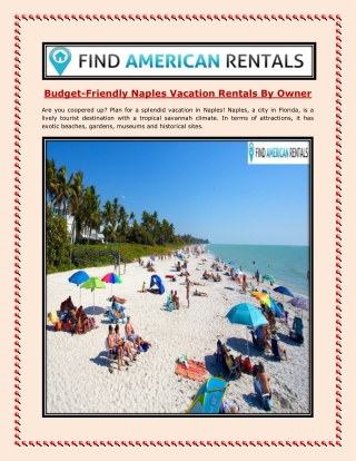 Budget-Friendly Naples Vacation Rentals By Owner