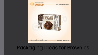 packaging ideas for your brownies