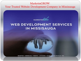 MarketinGROW Your Trusted Website Development Company in Mississauga