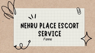 Nehru Place Escort Service
