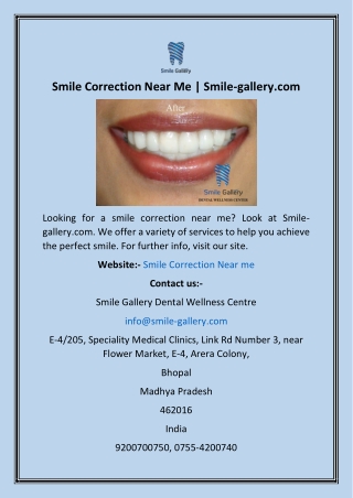 Smile Correction Near Me  Smile-gallery