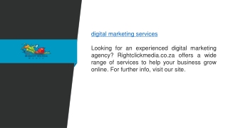 Digital Marketing Services  Rightclickmedia.co.za