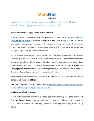 Electric Vehicle Fast Charging System Market Size | Industry Analysis Report