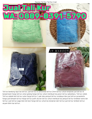088ᑫ~8౩ᑫI~57ᑫ0 (WA) Jual Tali Kur Sidoarjo Tali Kur Itu Apa
