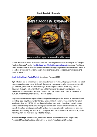 Staple Foods in Romani pdf file