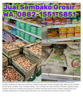 ౦88ᒿ·I55I·585I (WA) Grosir Sembako Godean Usaha Toko Grosir Sembako