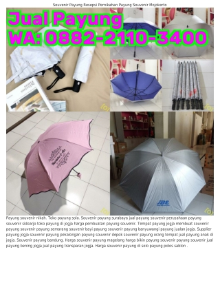 Ô882•2IIÔ•3ᏎÔÔ (WA) Payung Murah Sablon Souvenir Payung Klaten