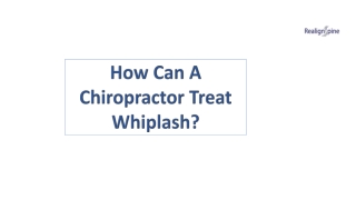 How Chiropractor Treat Whiplash