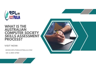 What Is The Australian Computer Society Skills Assessment Process