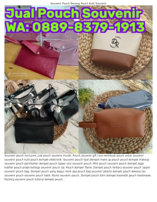 ౦889–83ᜪ9–l9l3 (WA) Pouch Bag Dompet Dompet Pouch Rajut