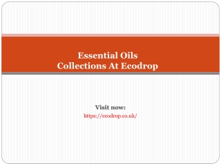Essential Oils Collections With EcoDrop