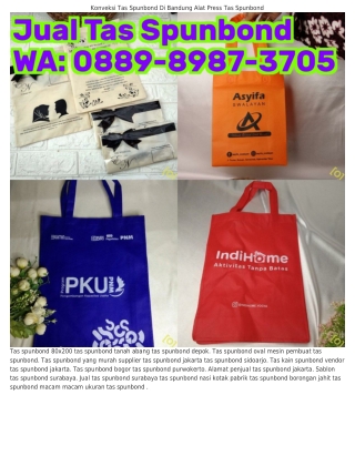 O889~898ᜪ~౩ᜪO5 (WA) Harga Mesin Press Tas Spunbond Toko Tas Spunbond Terdekat