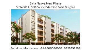 Birla New Launch on Golf Course extension road Details, Birla New Launch on Golf
