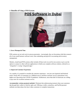 POS Software in Dubai