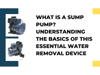 what is sump pump
