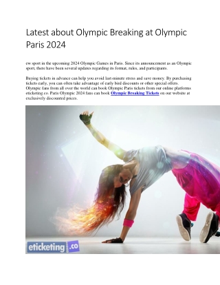 Latest about Olympic Breaking at Olympic Paris 2024.docx