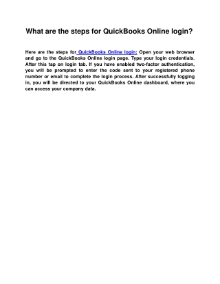 Quickbooks-Online-login