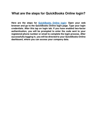 Quickbooks-Online-login