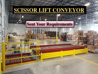 Scissor Lift Conveyor Chennai, Tamil Nadu, Mysore, Bangalore, Karnataka, Mumbai, Dubai, UAE, Coimbatore, Delhi, Andhra,