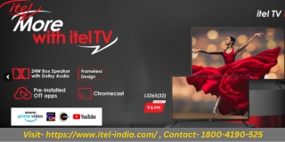 Ultra HD (4K) LED Smart TV, G Series G4334IE, 109.22 cm, Itel