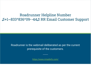 Roadrunner Helpline Number ♫ 1_833^836^09⚋44♫ RR Email Customer Support