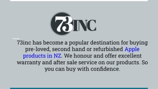 Shop for Refurbished MacBook in NZ | Visit 73inc