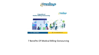 7 Benefits Of Medical Billing Outsourcing