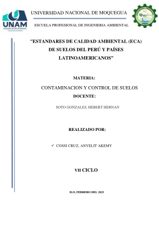 ESTANDARES DE CALIDAD AMBIENTAL(ECA) (1)