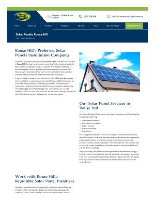 Solar Western Sydney