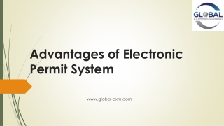 Advantages of Electronic Permit System