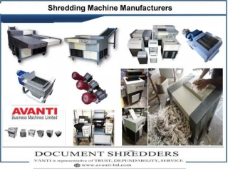 Buy Best Shredders in Chennai From Shredding Machine Manufacturers