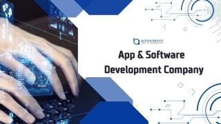 App & Software Development Company- Alpha Bravo Development