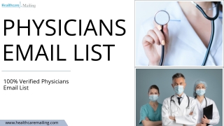 Physicians Email List