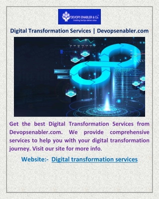 Digital Transformation Services | Devopsenabler.com