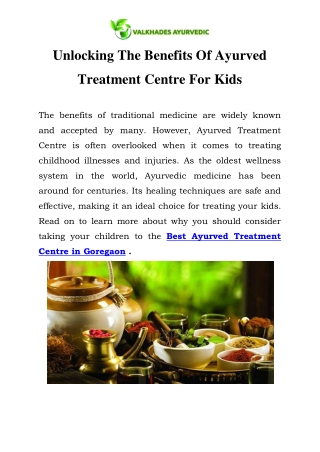 Best Ayurved Treatment Centre in Goregaon Call-9967055599