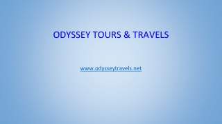 Get Exciting Kashmir holiday packages from Odyssey Travel