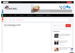 Top 3 Advantages of UAT